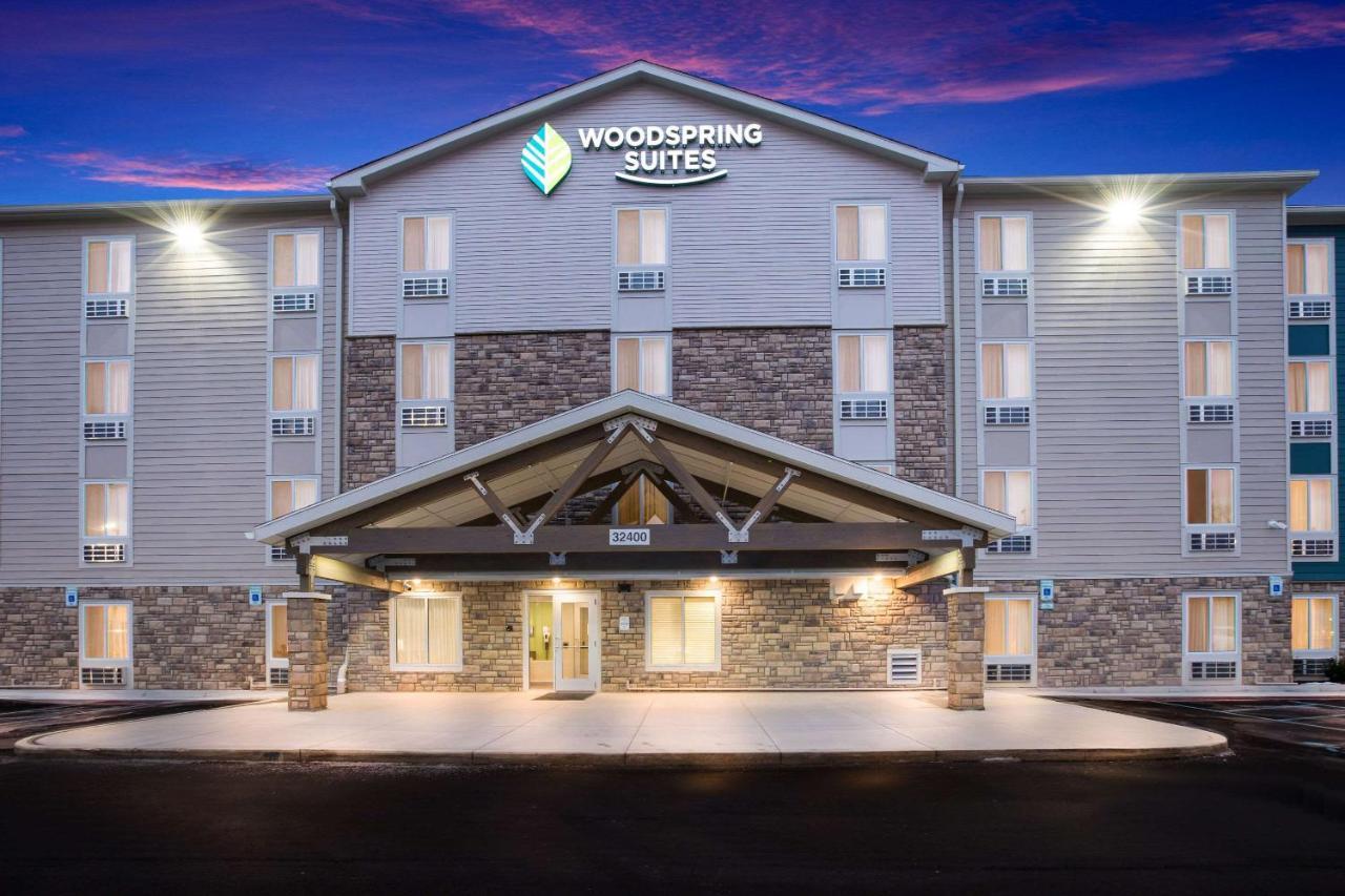 WoodSpring Suites Detroit Madison Heights Buitenkant foto